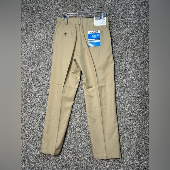 NWT Haggar Men's Cool 18 Pro Classic Fit Pleat Front Pant Size 32x30 - Picture 5 of 8